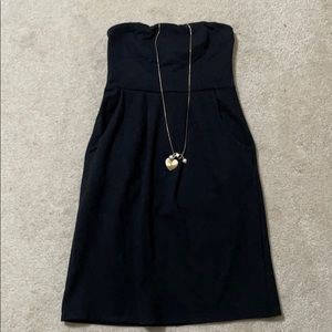 Silence and Noise NWT black strapless dress